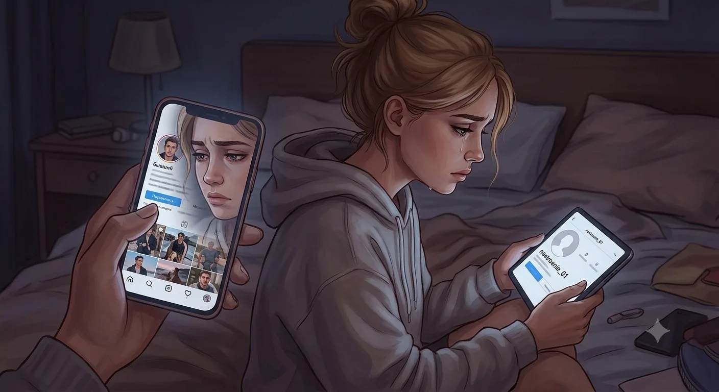 Я его заблокировала… но каждый день захожу к нему со второго аккаунта

Одна клиентка рассказала мне,