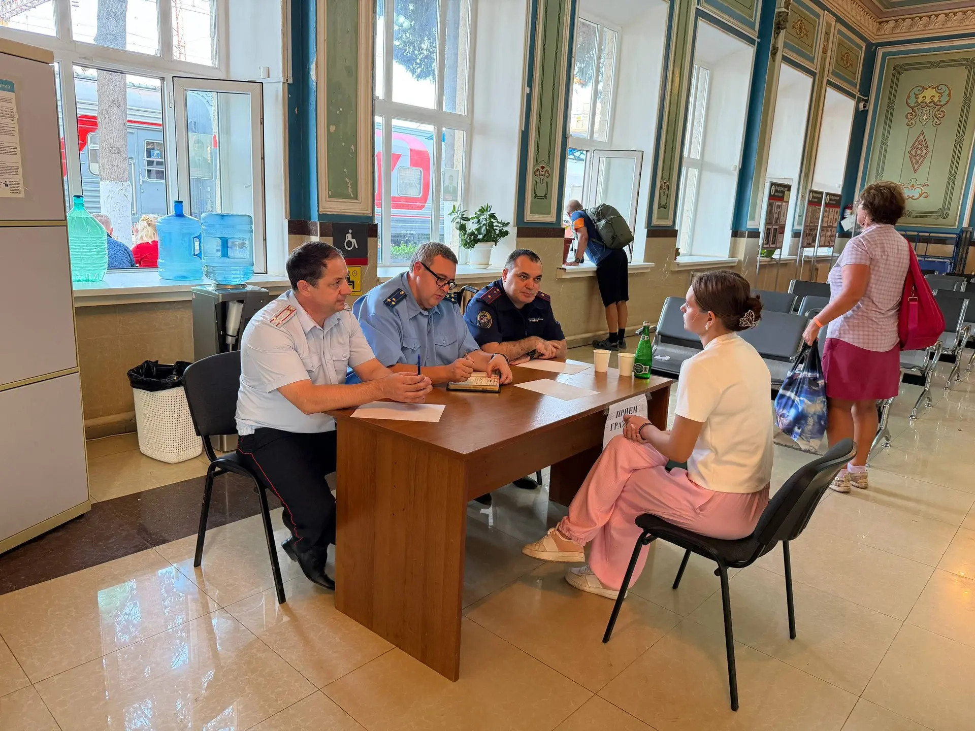 ⚡️Представителем Западного МСУ на транспорте СК России проведен выездной прием на желез...