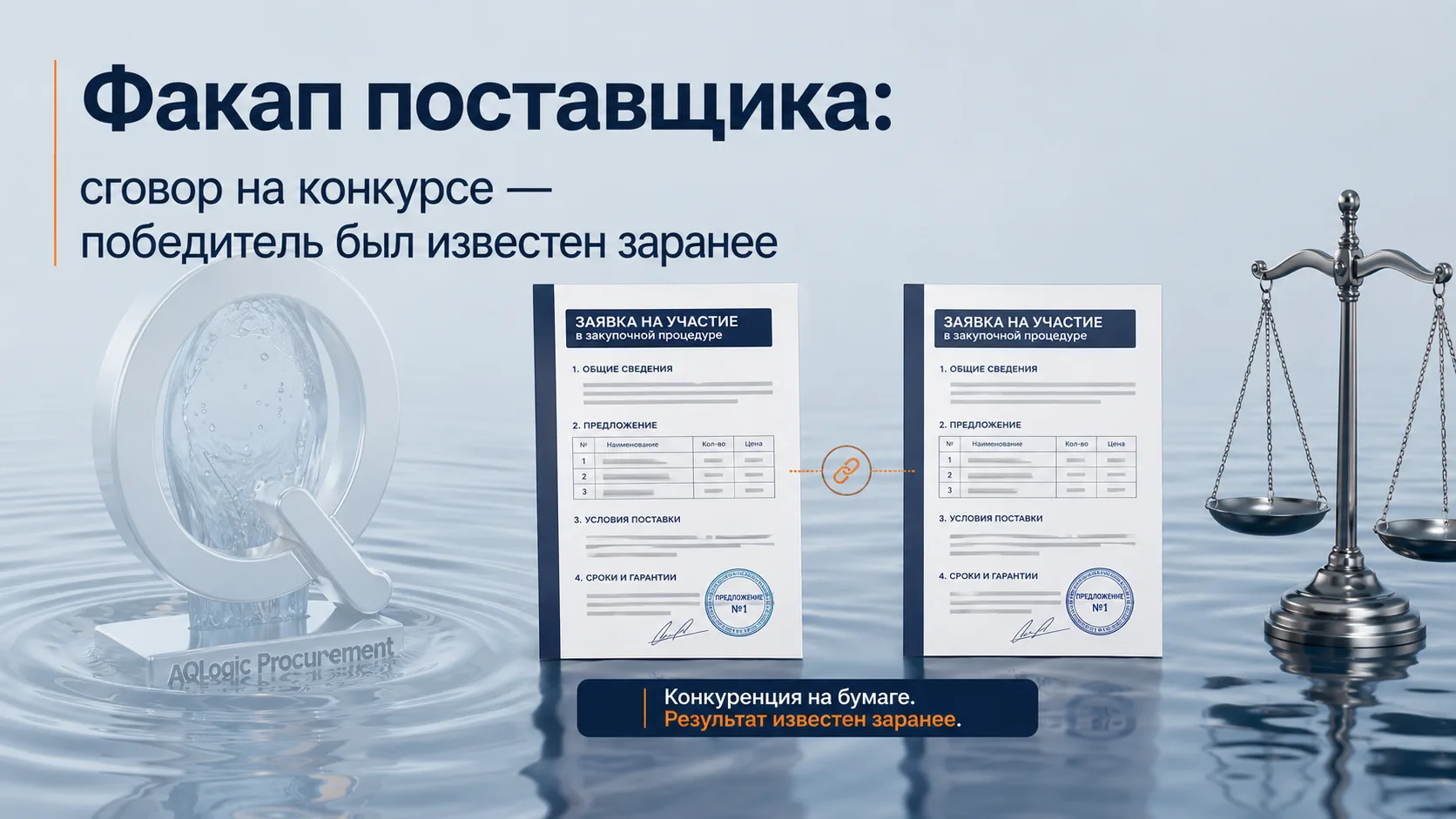 Факап поставщика: разыграть конкурс, определив победителя заранее, какие последствия?