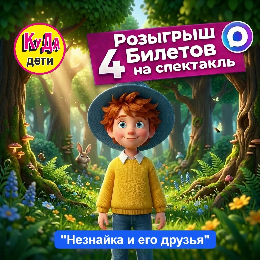 🎁 🎁Розыгрыш Билетов в Калининградский областной Театр Кукол!  На нашем канале в МАХ уже более 4000 п