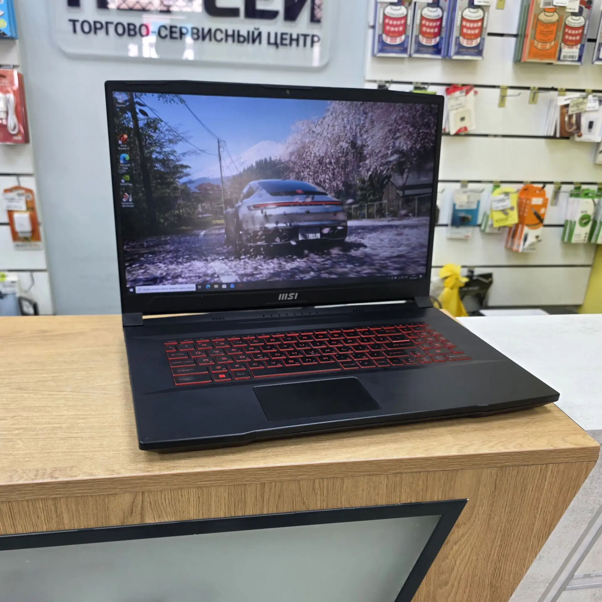 💻 Игровой ноутбук MSI с большим экраном и RTX 3050 Ti