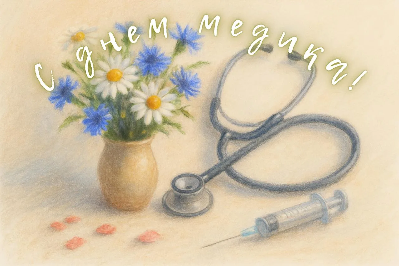 🎉Уважаемые  медицинские работники! 

🌺Примите самые искренние и сердечные поздравления с вашим про