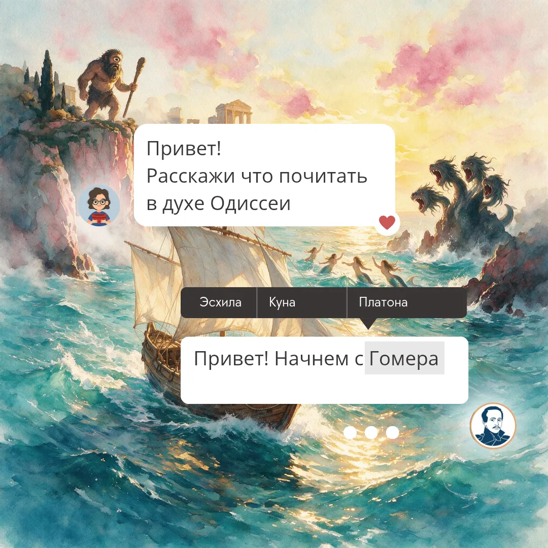 📚 В стиле фильма «Одиссея» Кристофера Нолана