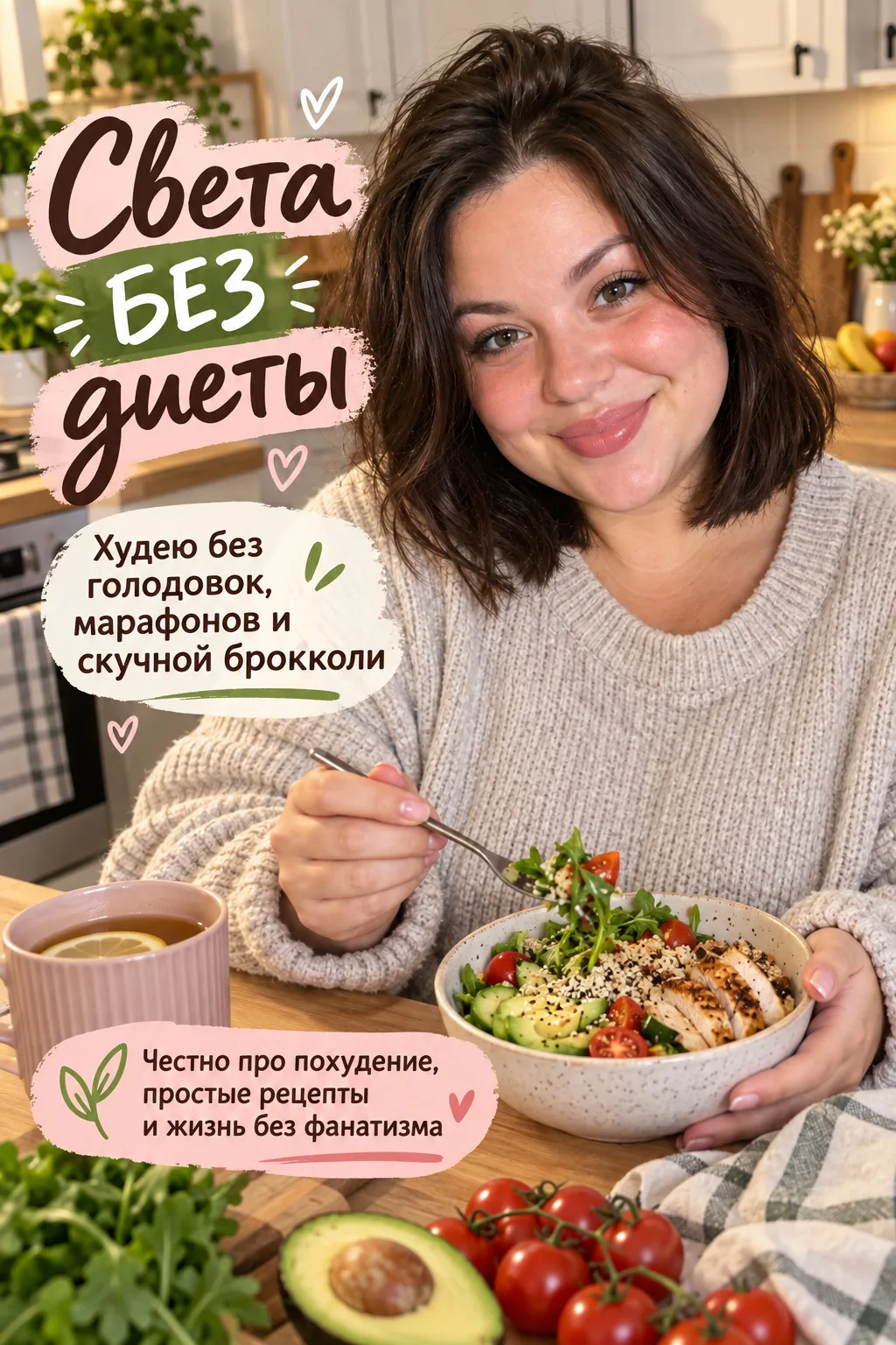 Меня зовут Света. Я решила перестать начинать «новую жизнь с понедельника» и просто худ...