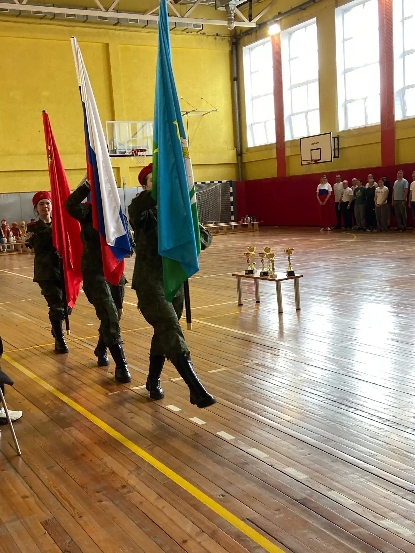 🏆 Торжественное открытие Президентских состязаний  Сегодня в нашей школе состоялось яркое и значимое