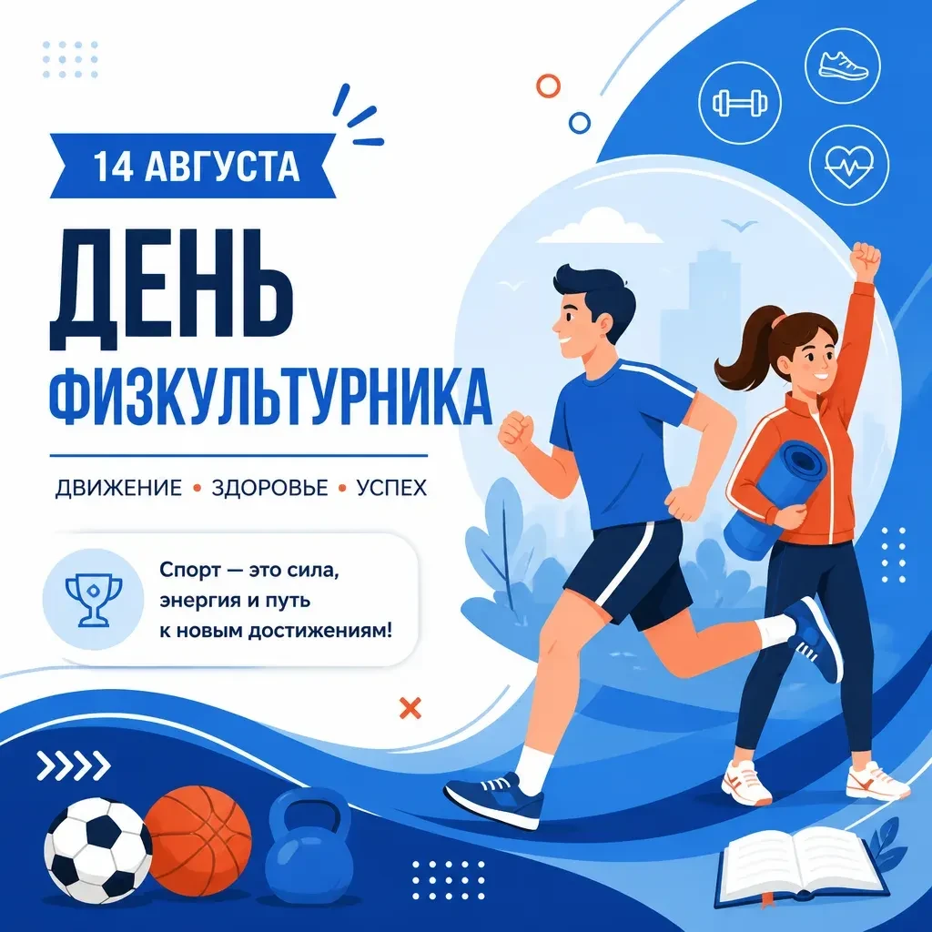 🔥14 августа- День физкультурника!                                                     ...