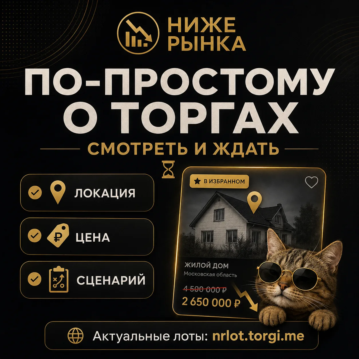 🎓 По-простому о торгах

Не каждый интересный лот нужно покупать сразу.

Иногда правильное решение —