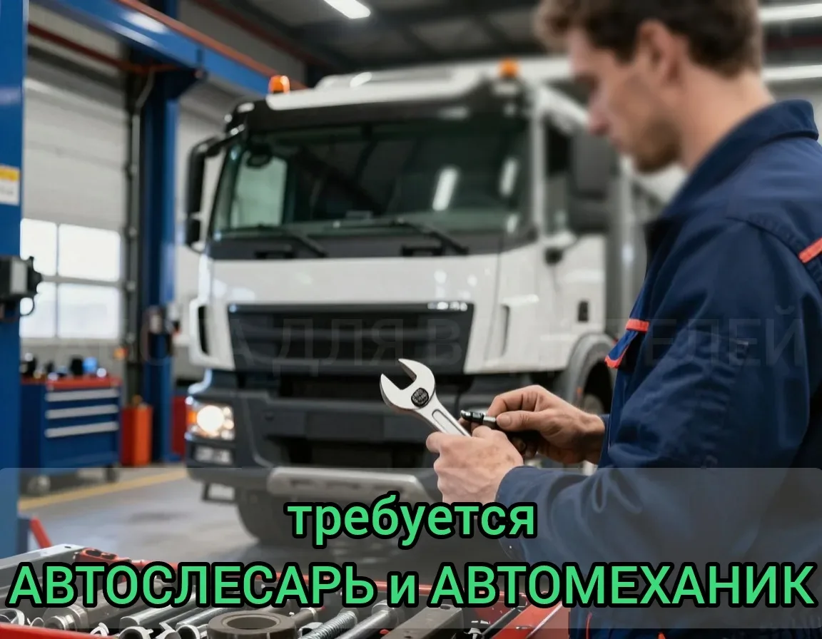 Вакансия ✅ Автослесарь / Автомеханик (ремонт грузовой автотехники) Москва  👉 Зарплата: - в среднем 1