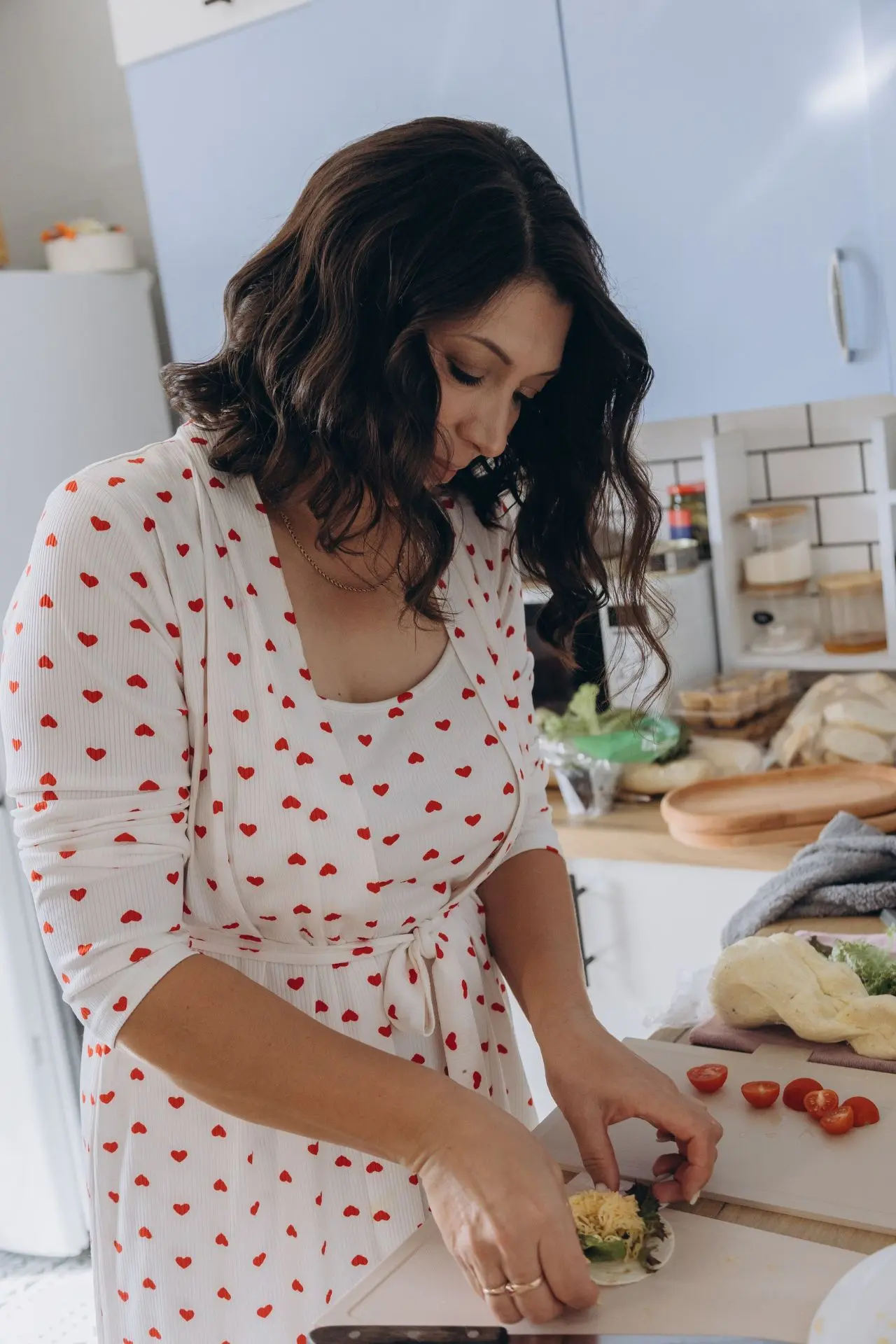 Фуршет готовили сами,девочки и сынок мои поварята❤️
