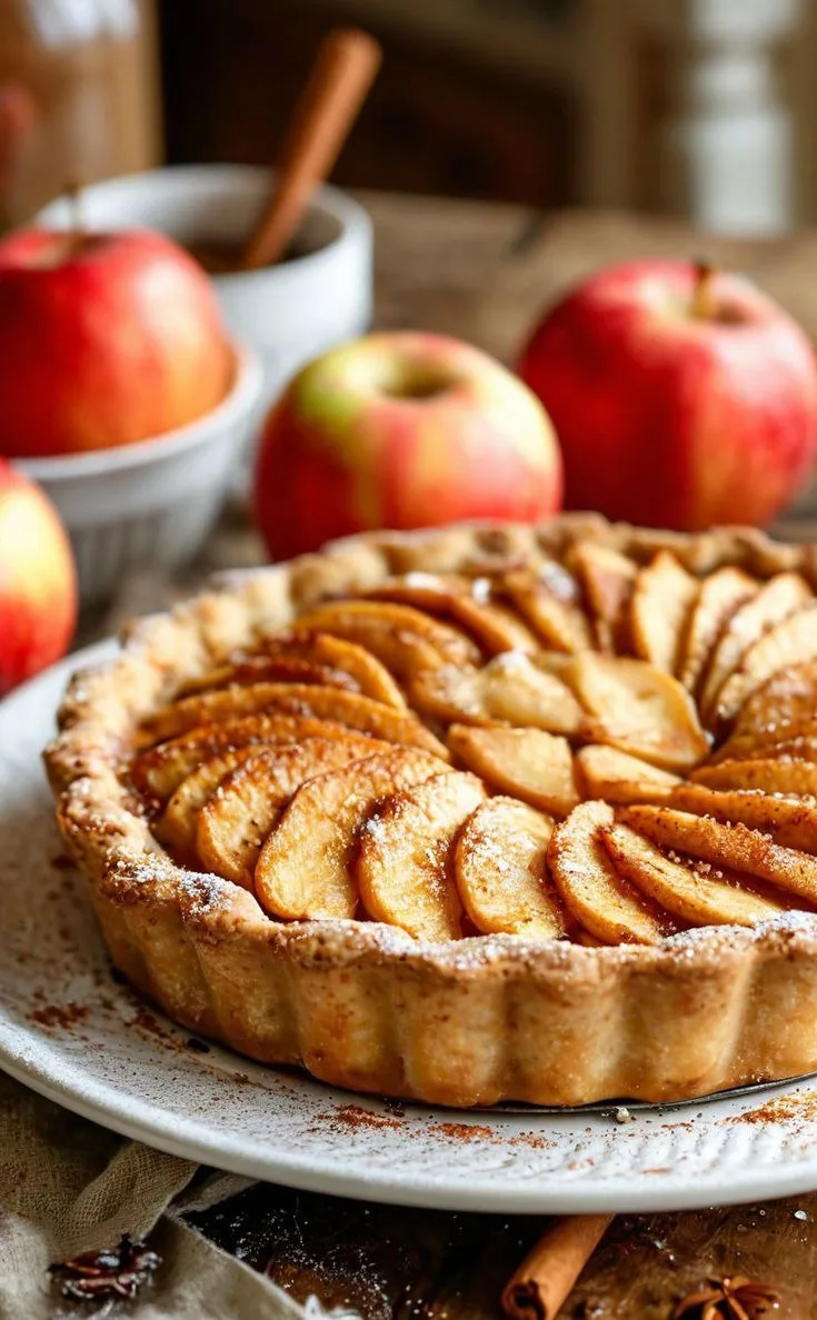 🥧 Яблочный пирог с корицей