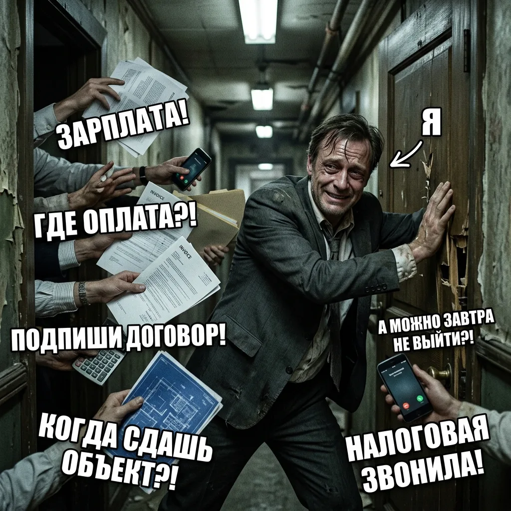 Уставший предприниматель - самый удобный клиент для всех вокруг. Для подрядчиков, для с...