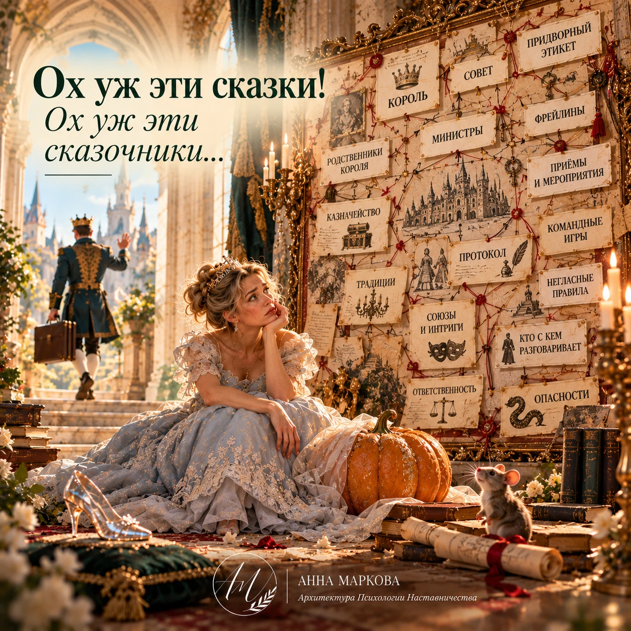 Мне всегда было интересно, что случилось с Золушкой на следующий день после свадьбы.
