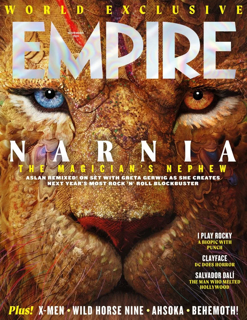 🦁 «ХРОНИКИ НАРНИИ» ГРЕТЫ ГЕРВИГ — НА ОБЛОЖКЕ EMPIRE!