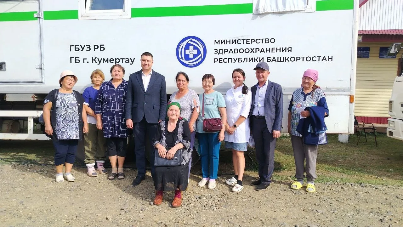 📌Поезд здоровья начал работу в деревне Верхнее Мамбетшино!