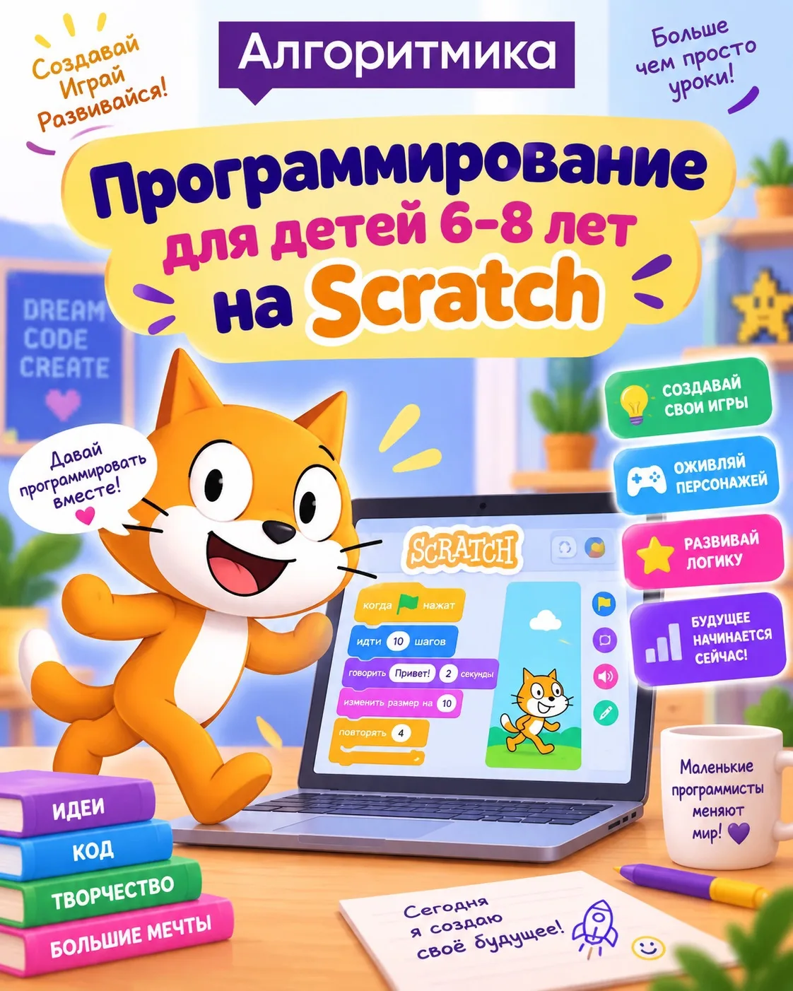 💻✨ Первый шаг в программирование может быть увлекательным!