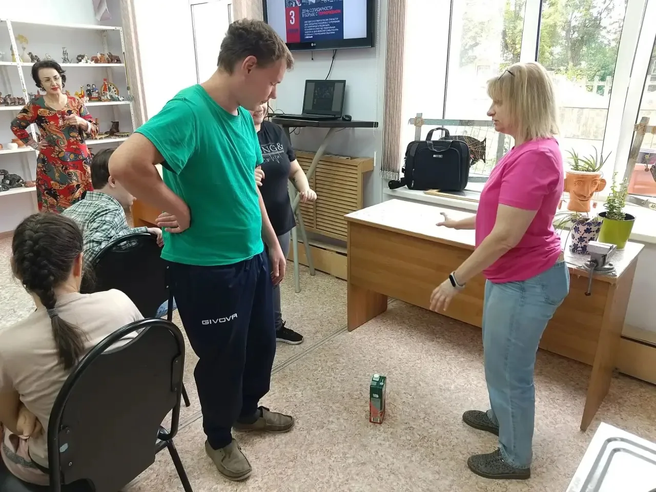 В память о событиях в Беслане 3 сентября 2004 года, в центре социальной помощи семье и ...