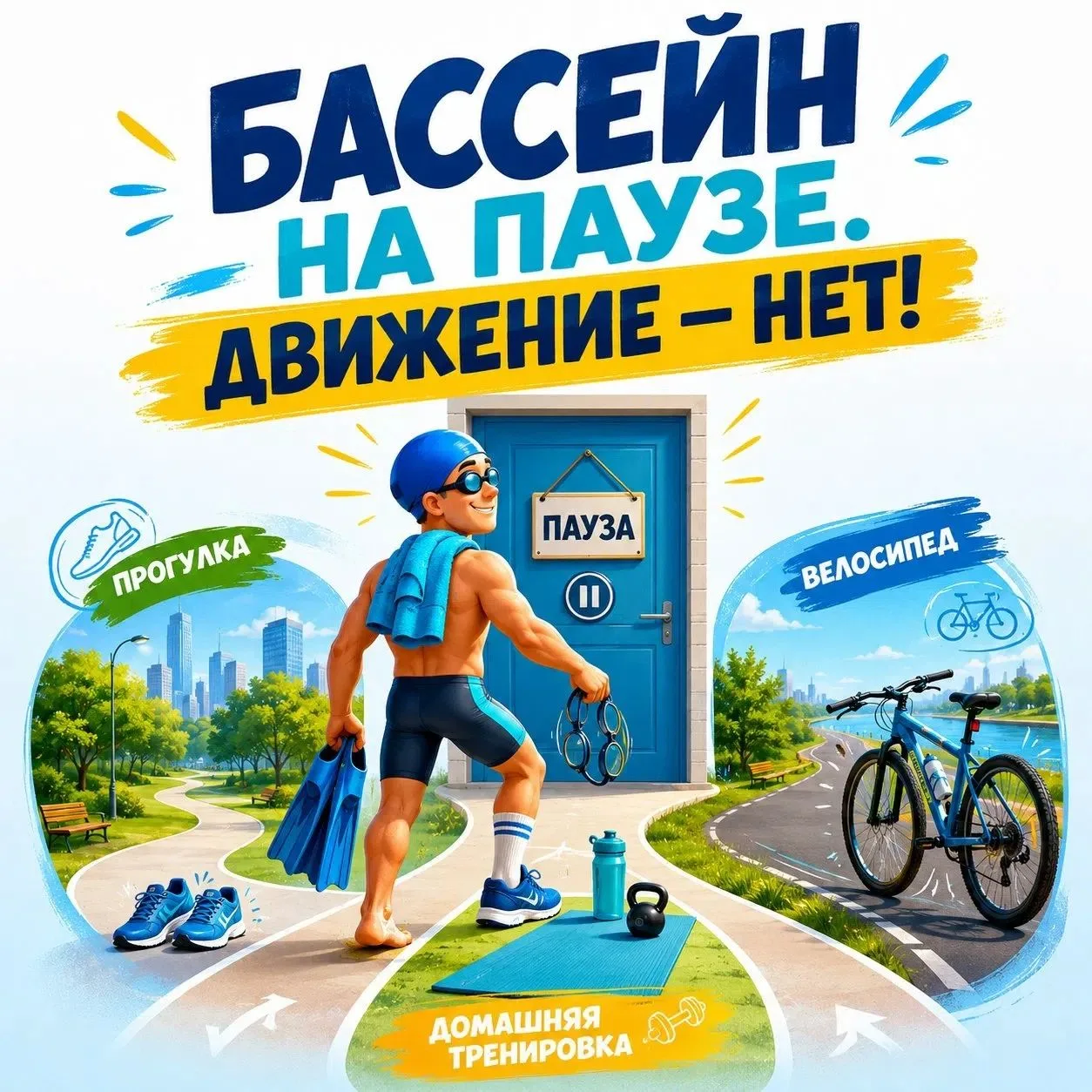 🏊‍♂️ Чем заменить тренировку в бассейне?