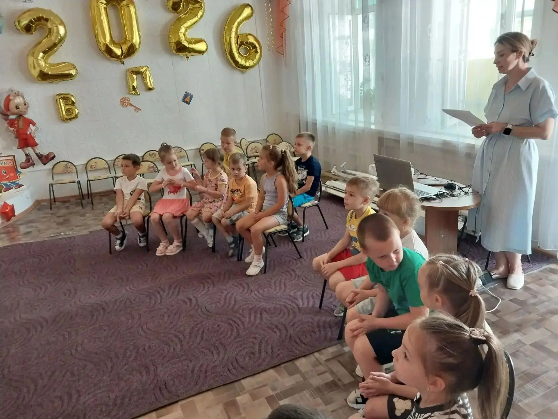 27 июля провели с детьми акцию в знак памяти и скорби о погибших детях в результате военной агрессии