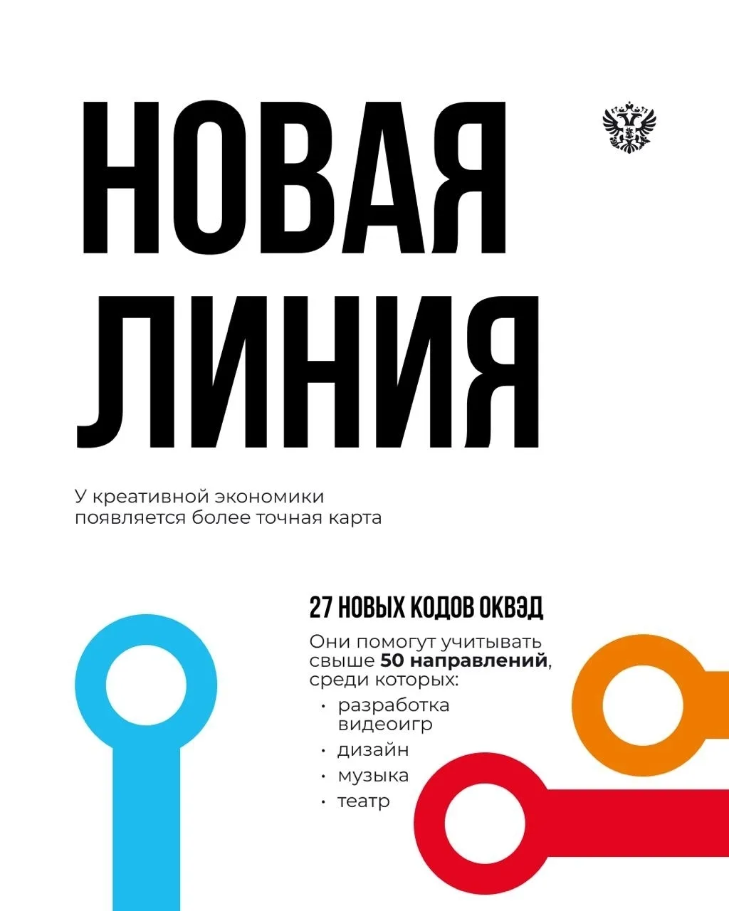 В креативной экономике появляются новые маршруты 💡

Чтобы развивать отрасль, важно понимать, из чег