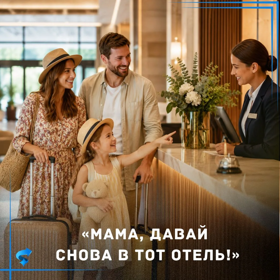 "Мама, давай снова в тот отель!"