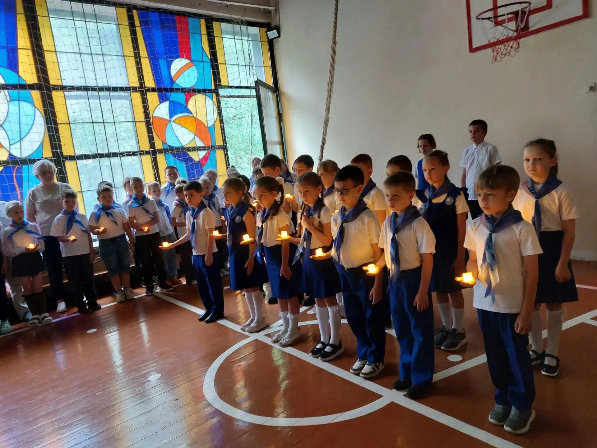 ⭐️День Памяти и скорби.
22 июня 2026г. в нашем пришкольном лагере «Алые паруса» ⛵️ прошли памятные м