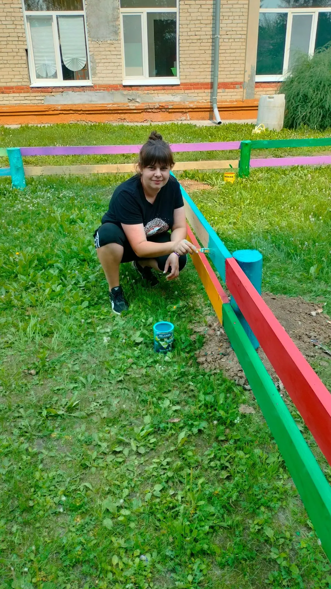 🌻 Спасибо родителям средней группы «Подсолнухи»! Сегодня вы настоящие волшебники — покрасили, почин