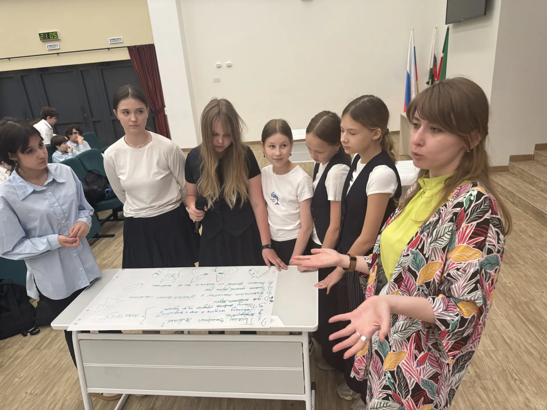 В рамках проекта по экологическому просвещению школьной молодежи г.Казани «Город зеленых дел», сегод