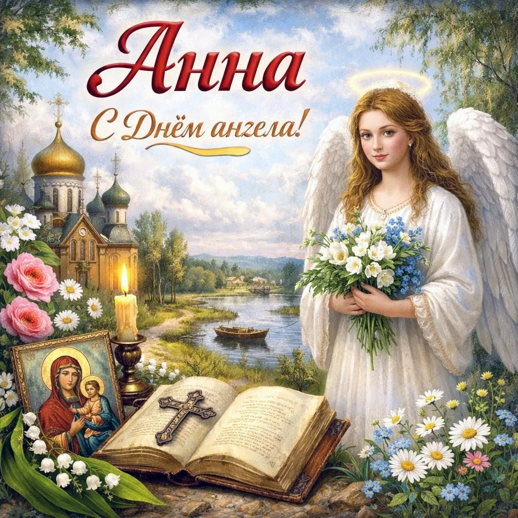 🎉 11 мая — именины Анны  Сегодня поздравляем всех Анн с днём ангела 😊   Имя Анна символизирует добро