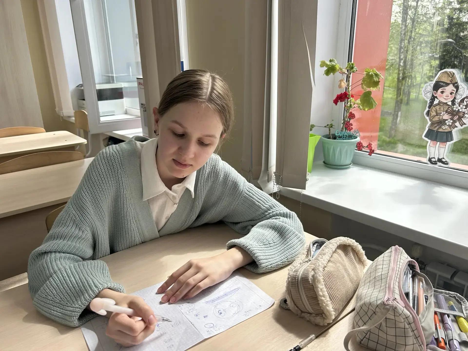В рамках проекта «Математические классы Подмосковья» в 7М классе прошла игра «Математическая карусел