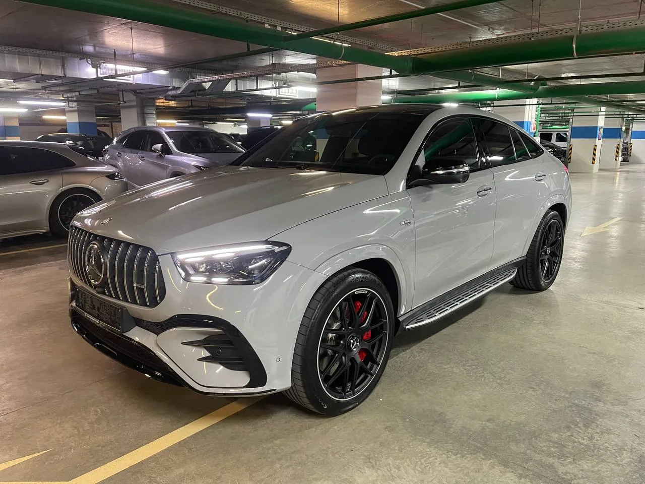Merсеdеs-Веnz GLE 53 AMG Coupe 4MATIC 3.0 2026 (серый на синем)