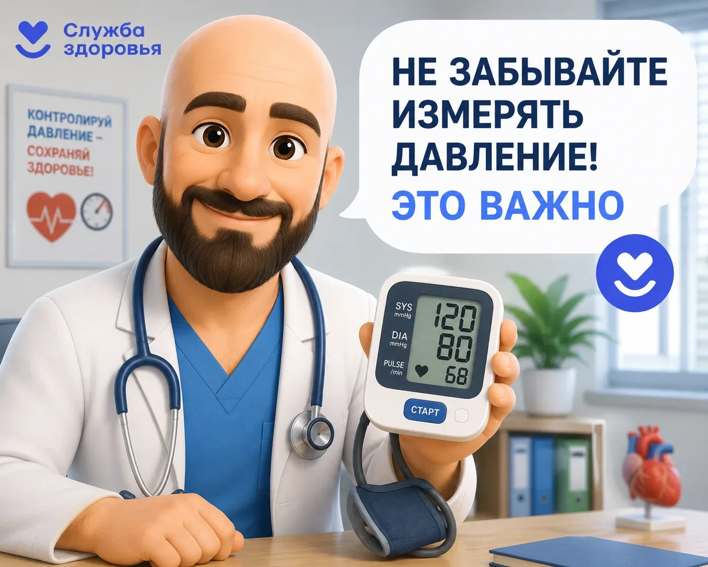 ❤️ Давление может годами «молчать». А потом - инсульт, инфаркт или серьёзные проблемы с сердцем.  Им