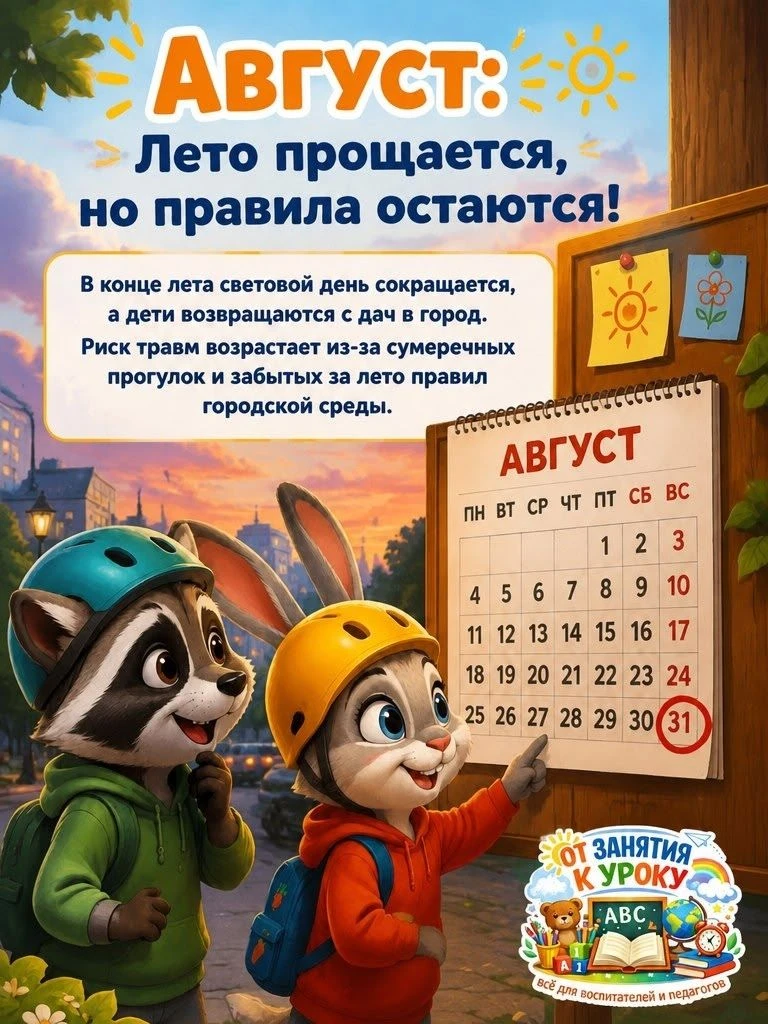 🌞 Финишная прямая лета! Как провести его без потерь?