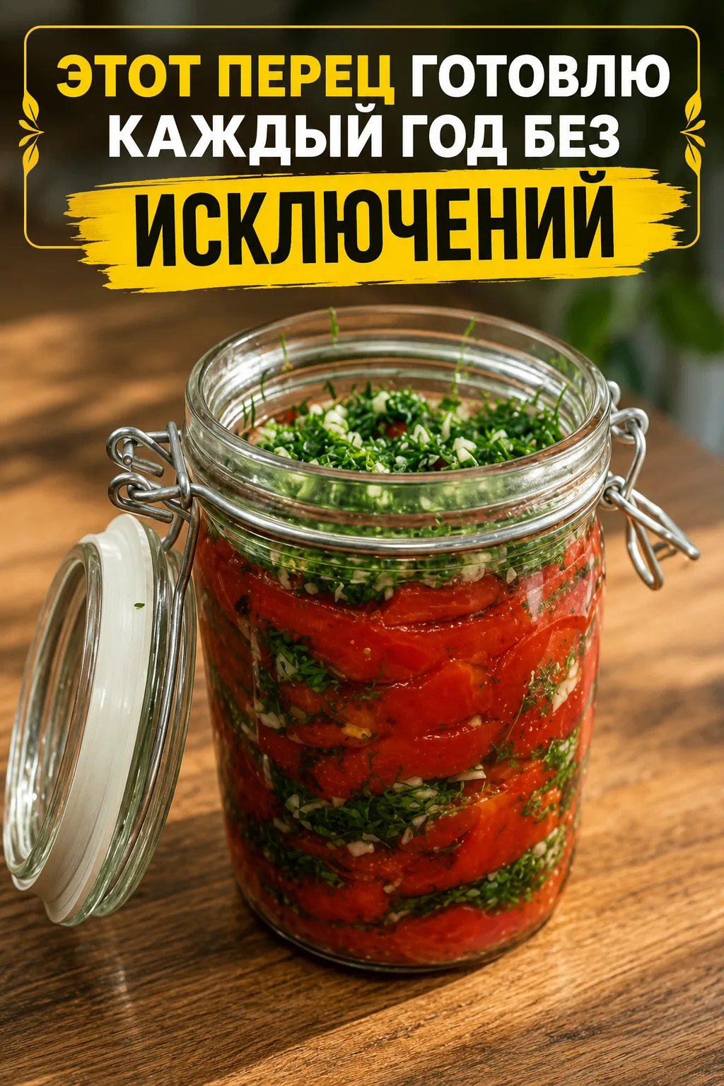СЕКРЕТ ЭТОГО ПЕРЦА — В ЧЕСНОКЕ И УКРОПЕ 🌿
