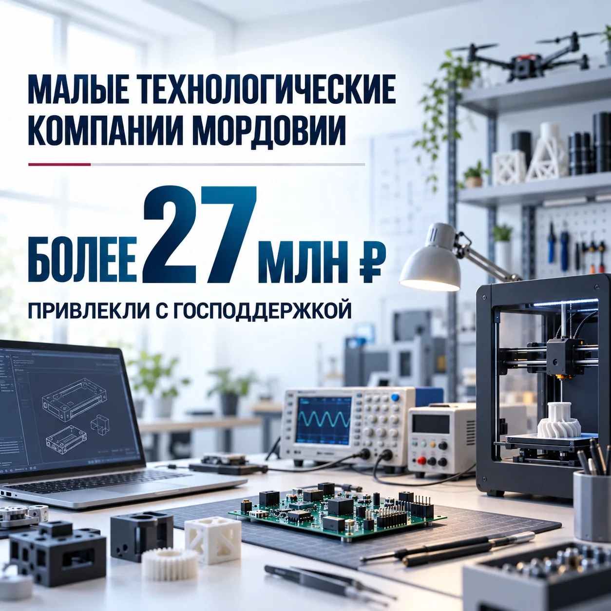 📌 Малые технологические компании Мордовии привлекли более 27 млн рублей с господдержкой