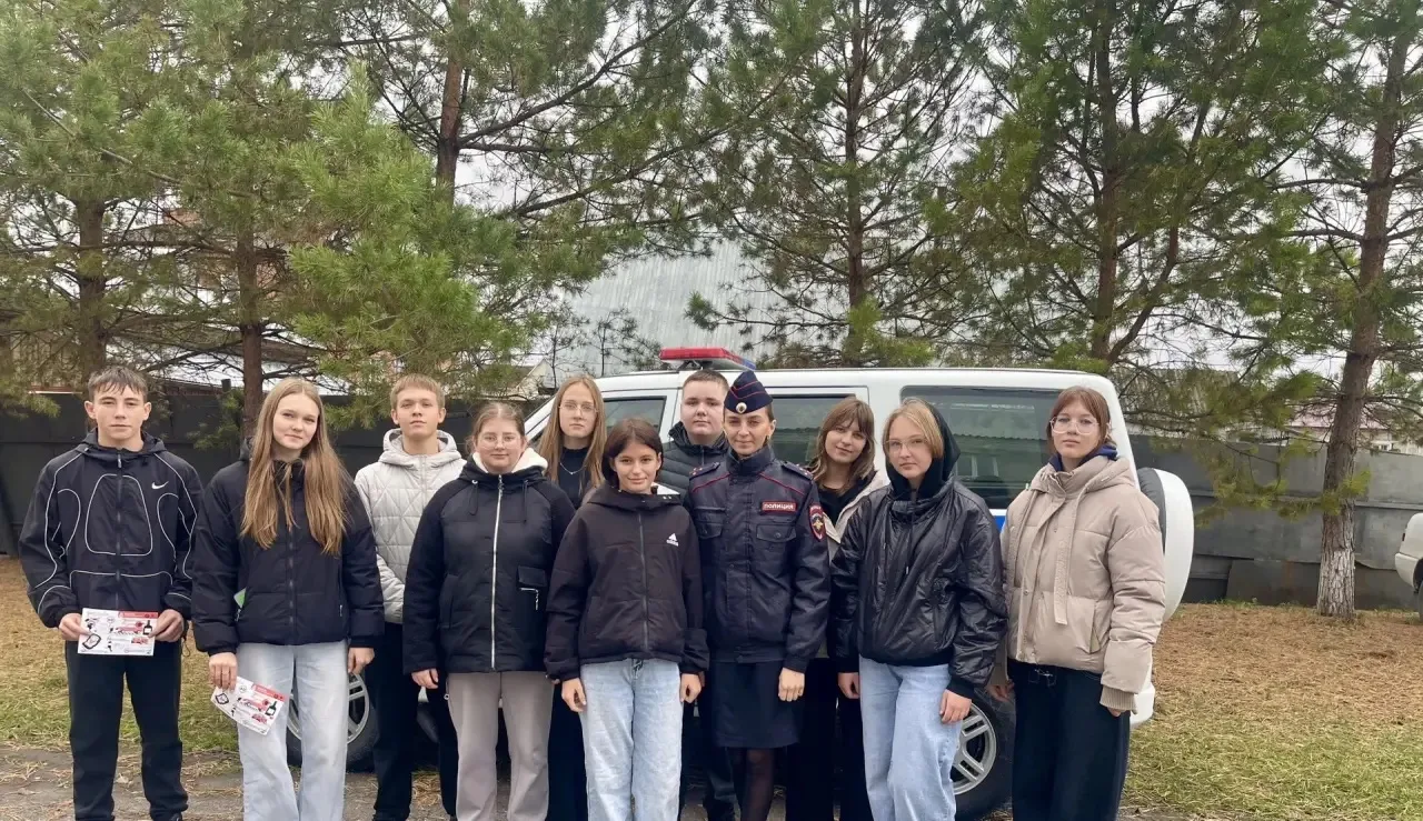 В Новосибирской области полицейские провели для школьников профориентационное мероприятие