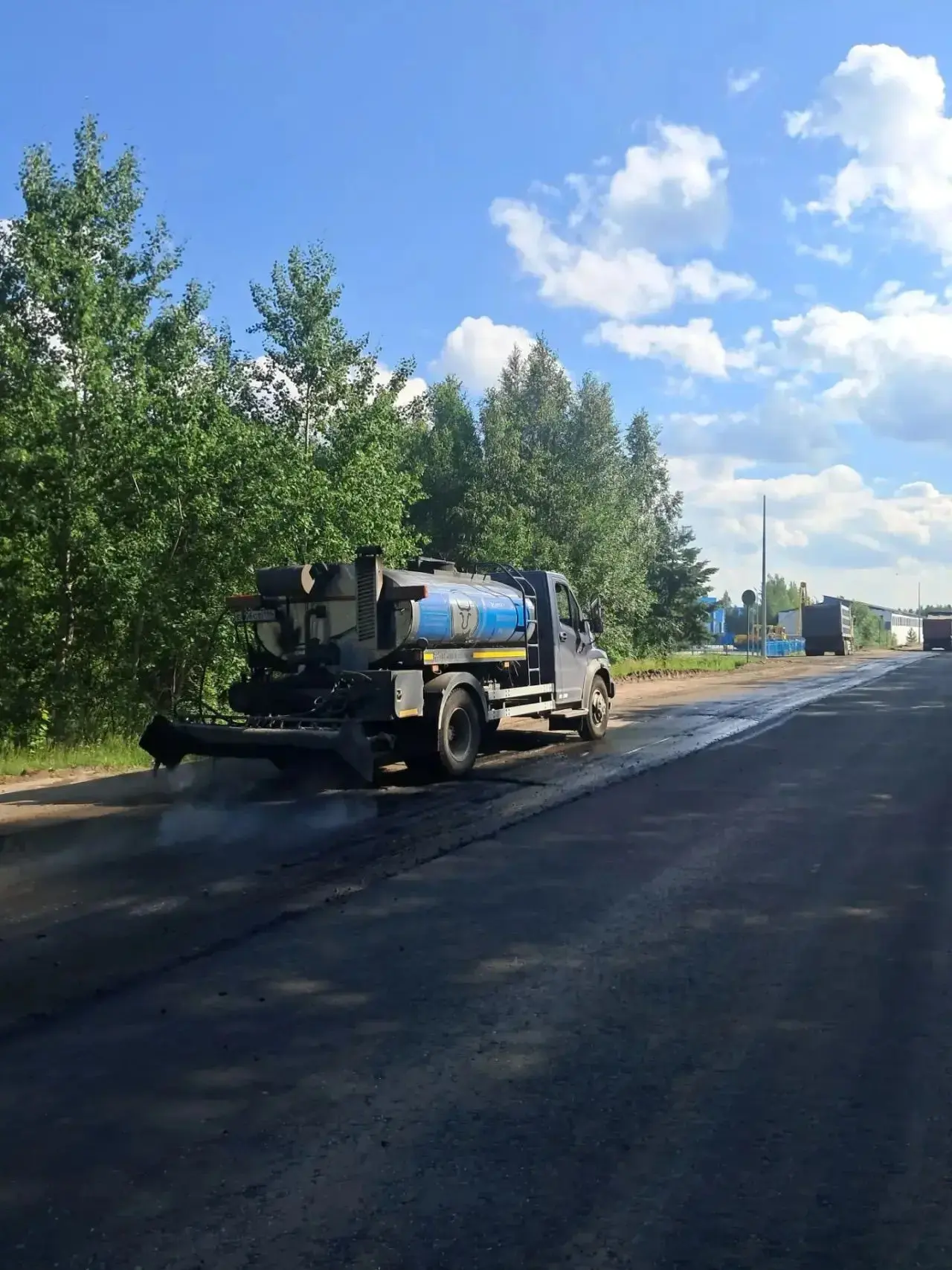 🚧Томская область по нацпроекту продолжает ремонт дороги Александровское – 35 км
⁣
«Томскавтодор» пр