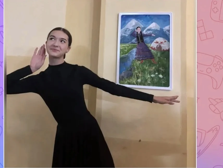 Радмила нарисовала Веронику! Наши дети не только танцуют)