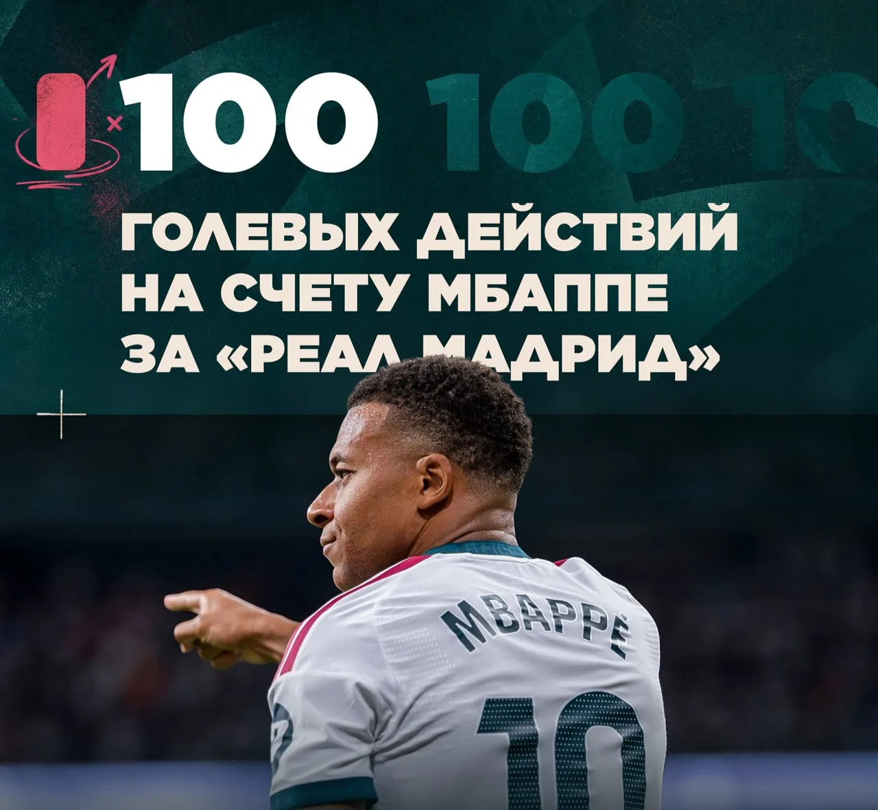 📈 Килиан в «Реале» забил 89 голов и отдал 11 голевых передач.