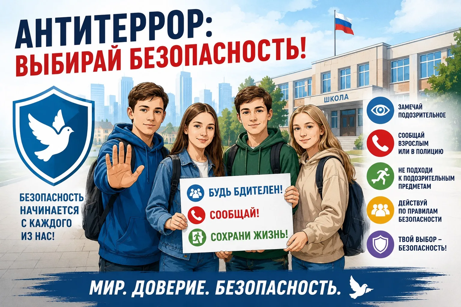 XII Единый день профилактики терроризма: «Антитеррор: выбирай безопасность!» –         ...