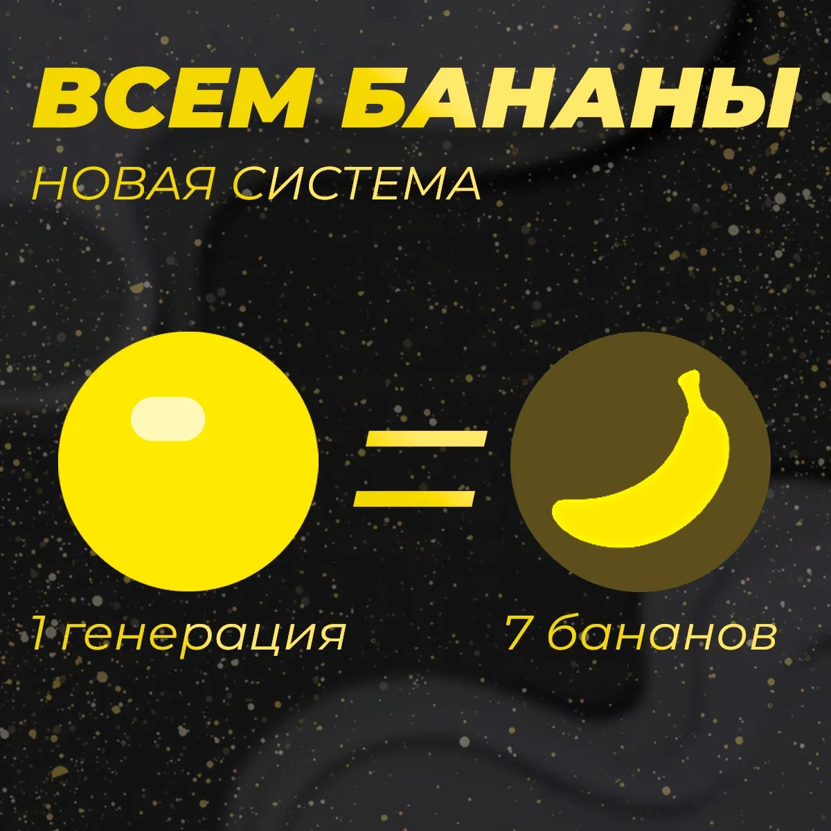 🍌 Генерации превращаются в бананы!