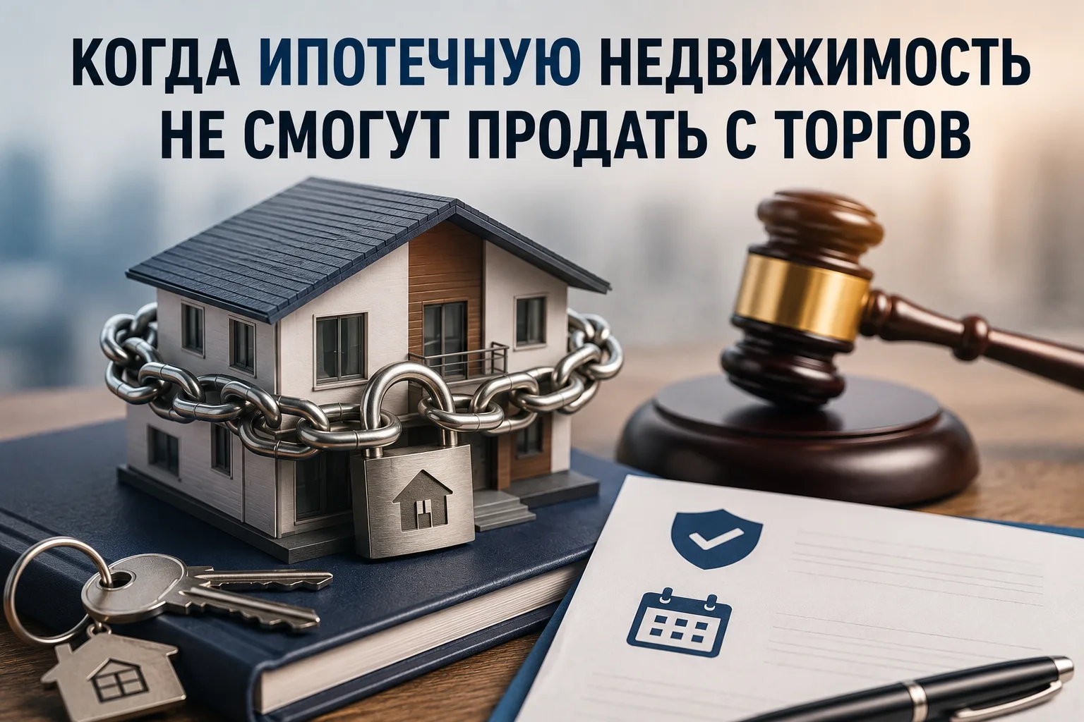 ⚡️Когда заложенную недвижимость не смогут продать с торгов из-за просрочки
Не каждая просрочка по ип