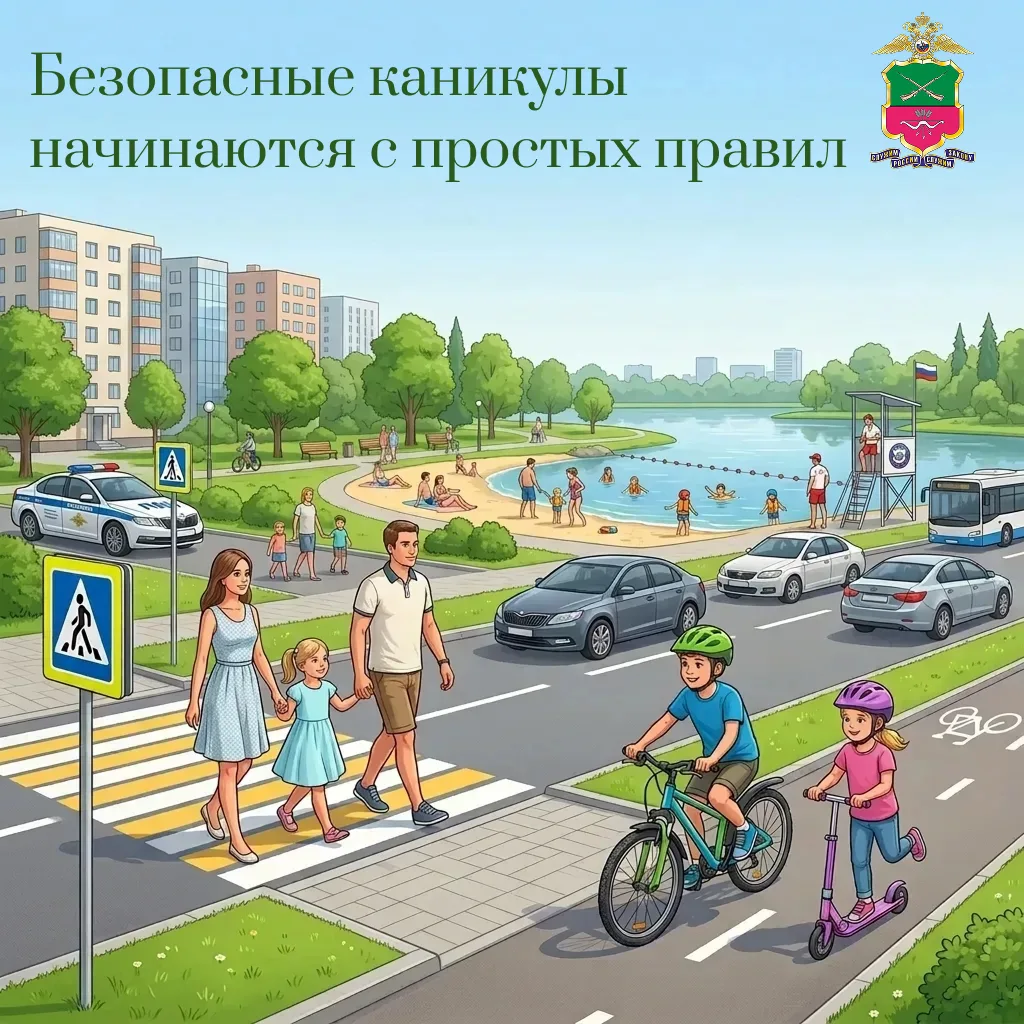 Безопасные каникулы начинаются с простых правил