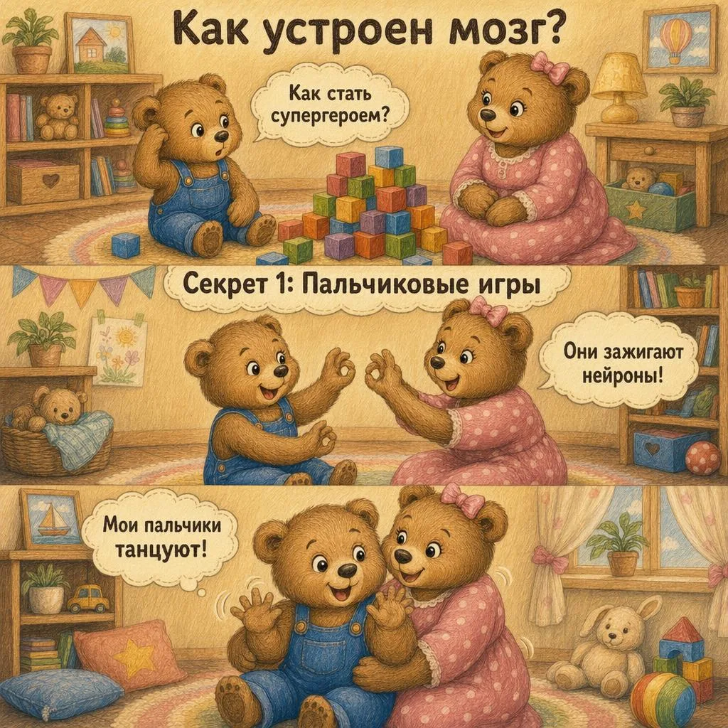 🧠 С Всемирным днём мозга!

Интеллект ребёнка строится из простых вещей: весёлых игр, правильной еды