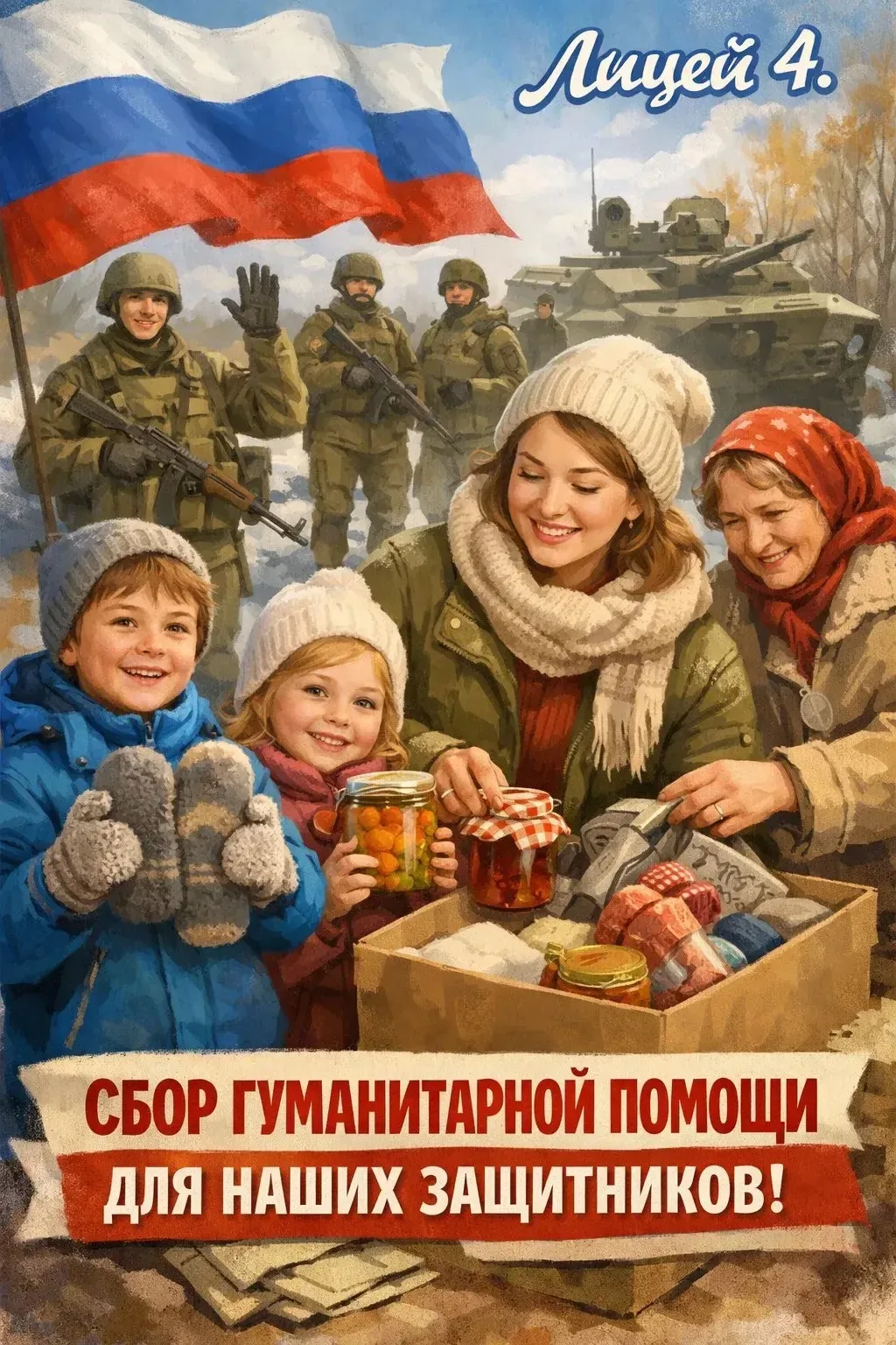 Дорогие родители наших учеников, учителя!  12 февраля в нашем лицее прошла акция "Тепло родного дома