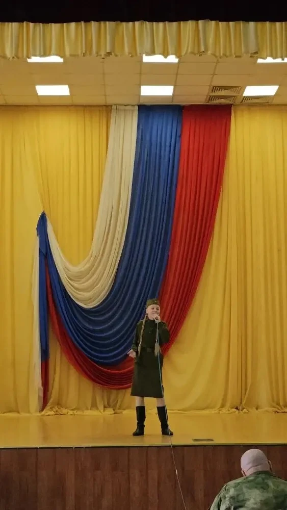 🎵 Патриотическая песня звучит в юных сердцах!🎵 🇷🇺Гордимся нашей Юнармейцем отряда  им. мичмана Кондр