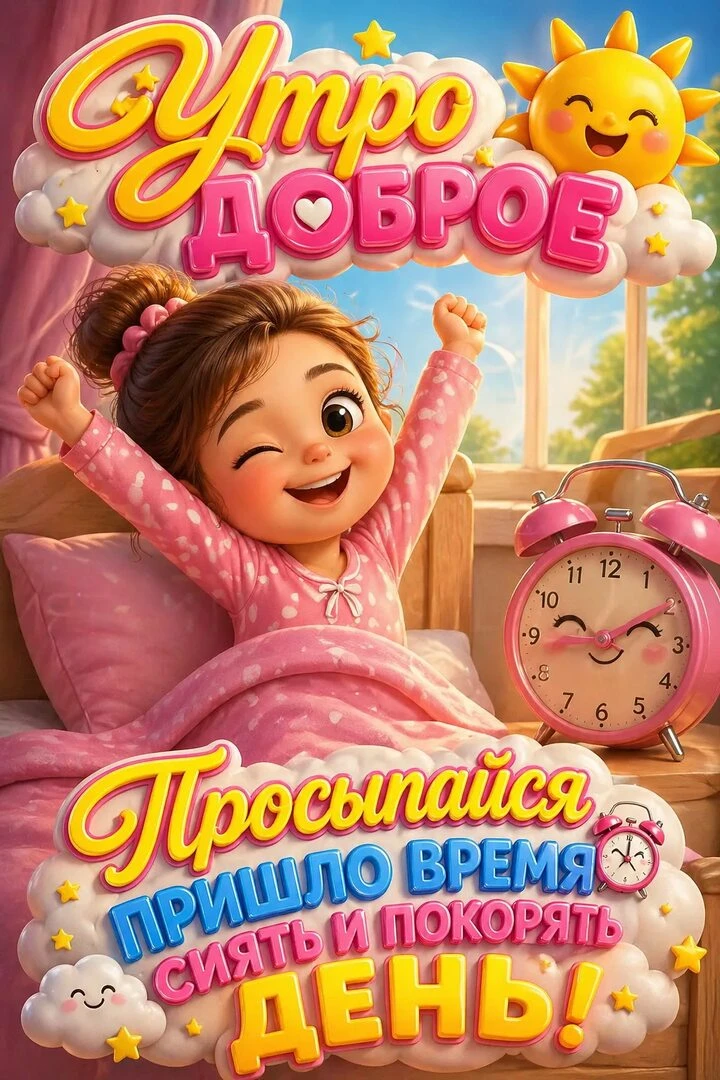 Доброе утро! Мы здесь, мы вместе, мы счастливы! Программируем новый день на успех и рад...