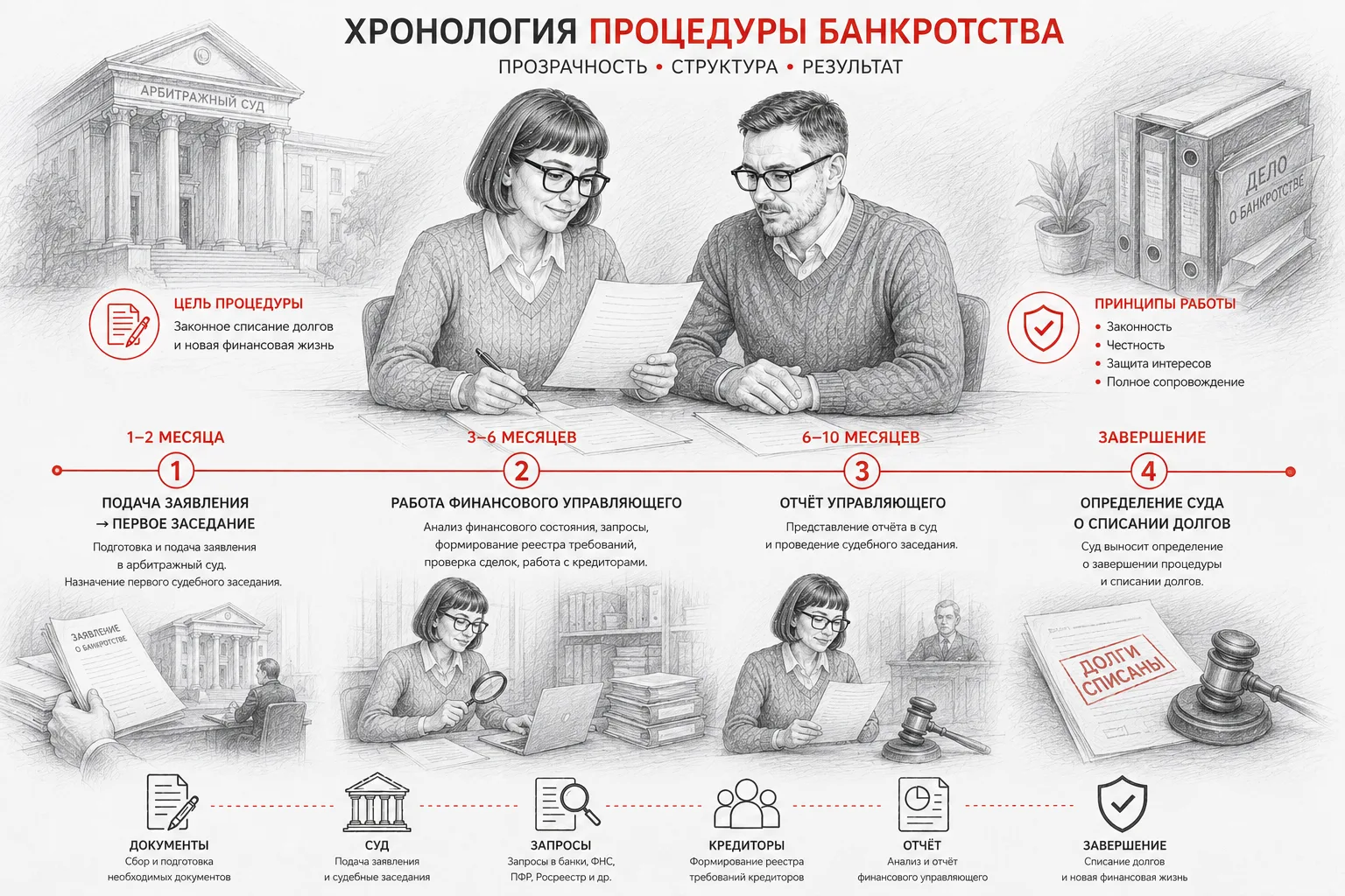 Сколько времени занимает банкротство
 
⚡️ Друзья, доброго понедельника!

Сегодня поговорим о вопросе