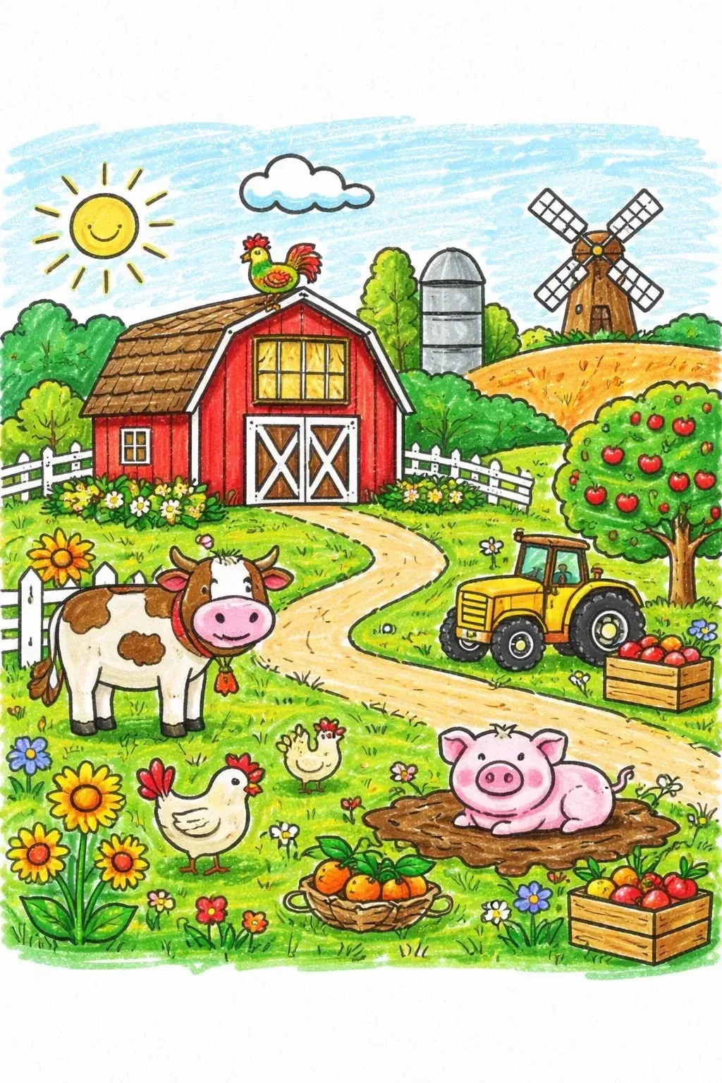 Маленькая ферма: веселые хлопоты! 🐄🌾