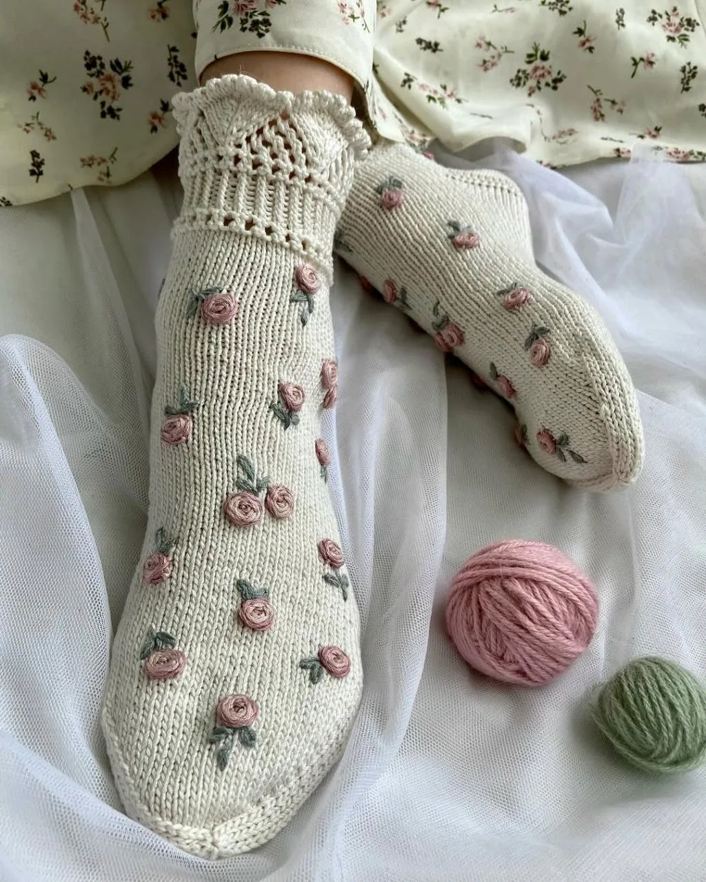Красивые носочки для вдохновения 🌸
