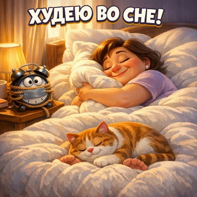 🛌 Субботняя мантра: «Я не ленюсь, я снижаю кортизол!». Как похудеть, просто лежа на ди...